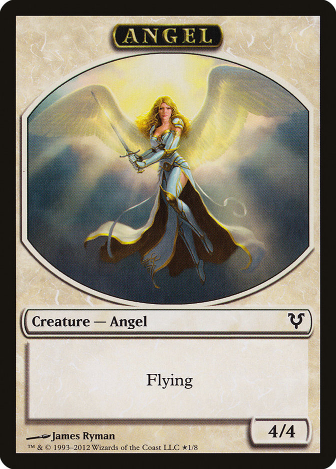 Angel // Demon Double-Sided Token [Open the Helvault] | Clutch Gaming