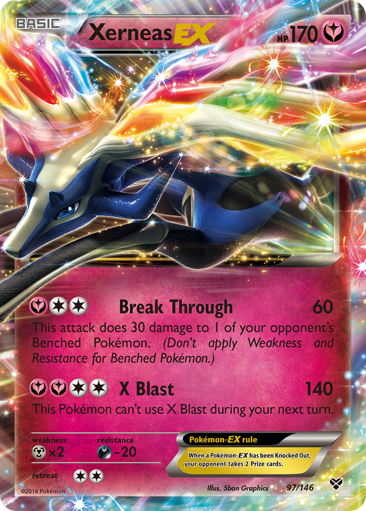 Xerneas EX (97/146) [XY: Base Set] | Clutch Gaming