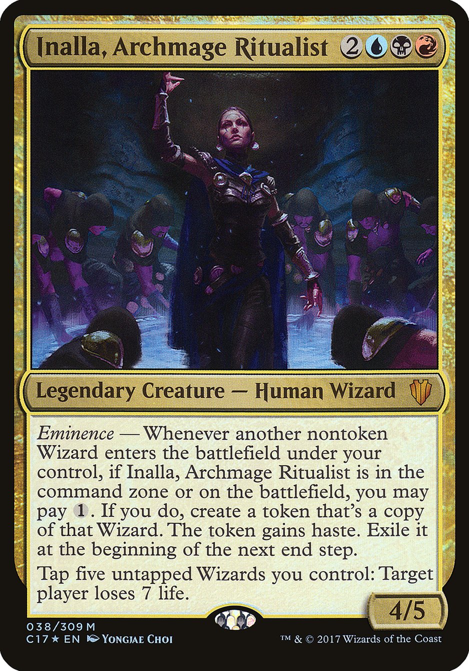 Inalla, Archmage Ritualist (Oversized) [Commander 2017 Oversized] | Clutch Gaming