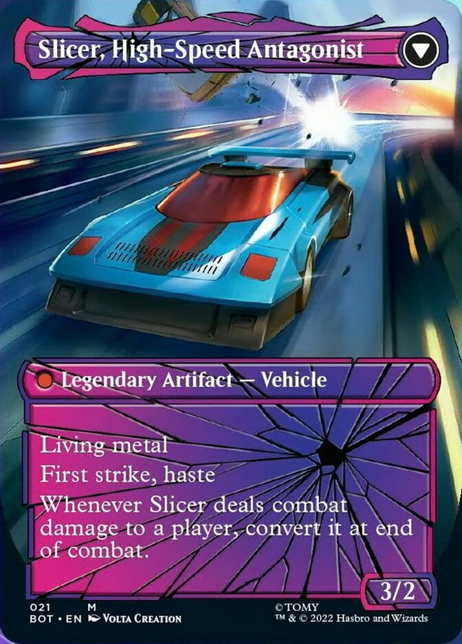Slicer, Hired Muscle // Slicer, High-Speed Antagonist (Shattered Glass) [Transformers] | Clutch Gaming