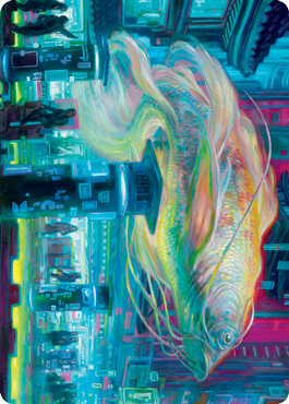 Skyswimmer Koi Art Card [Kamigawa: Neon Dynasty Art Series] | Clutch Gaming