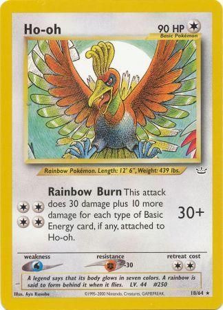 Ho-oh (18/64) [Neo Revelation Unlimited] | Clutch Gaming