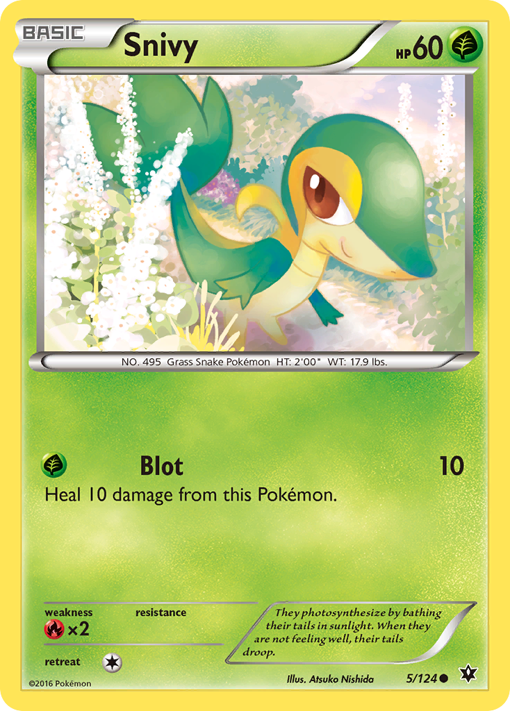 Snivy (5/124) [XY: Fates Collide] | Clutch Gaming