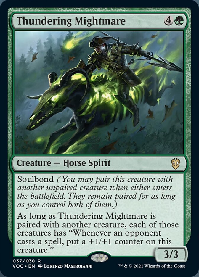 Thundering Mightmare [Innistrad: Crimson Vow Commander] | Clutch Gaming