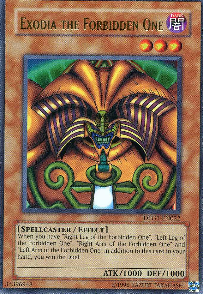 Exodia the Forbidden One [DLG1-EN022] Ultra Rare | Clutch Gaming