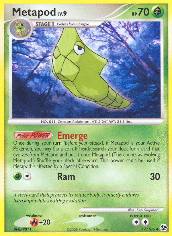 Metapod (47/106) [Diamond & Pearl: Great Encounters] | Clutch Gaming