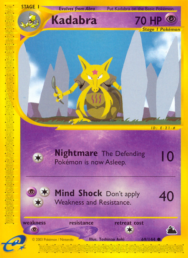 Kadabra (69/144) [Skyridge] | Clutch Gaming