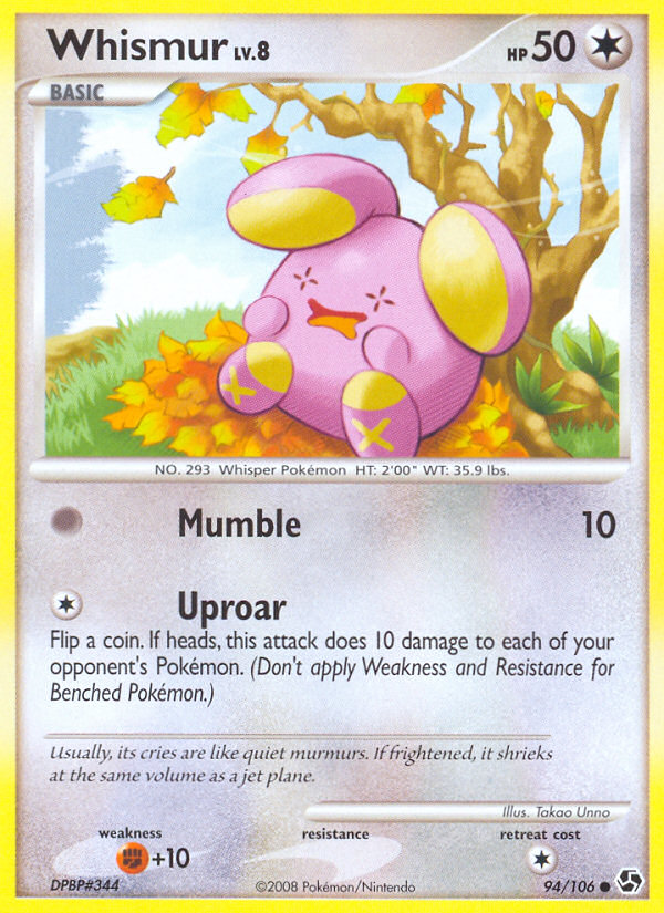 Whismur (94/106) [Diamond & Pearl: Great Encounters] | Clutch Gaming