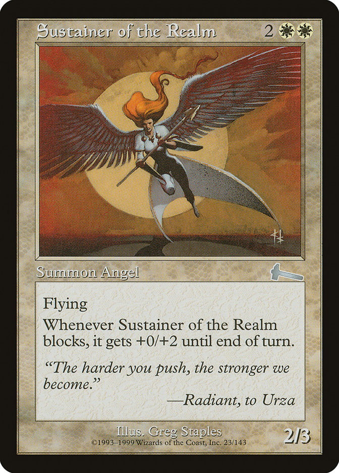 Sustainer of the Realm [Urza's Legacy] | Clutch Gaming