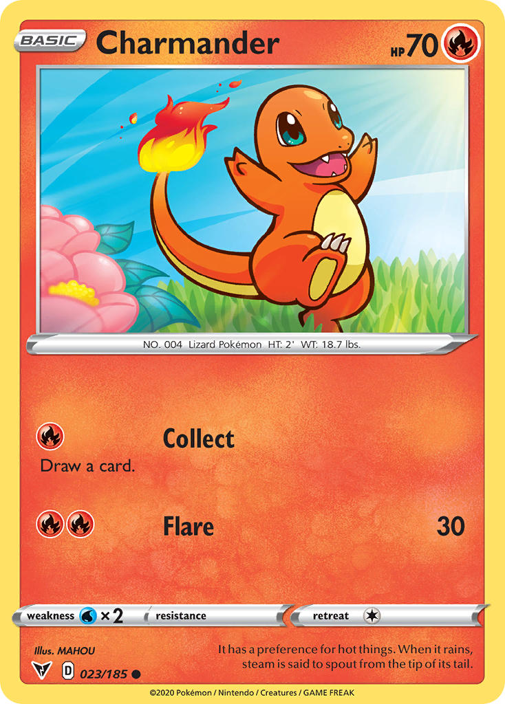 Charmander (023/185) [Sword & Shield: Vivid Voltage] | Clutch Gaming