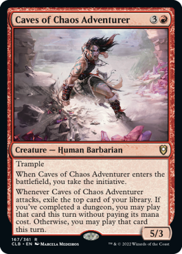 Caves of Chaos Adventurer [Commander Legends: Battle for Baldur's Gate] | Clutch Gaming