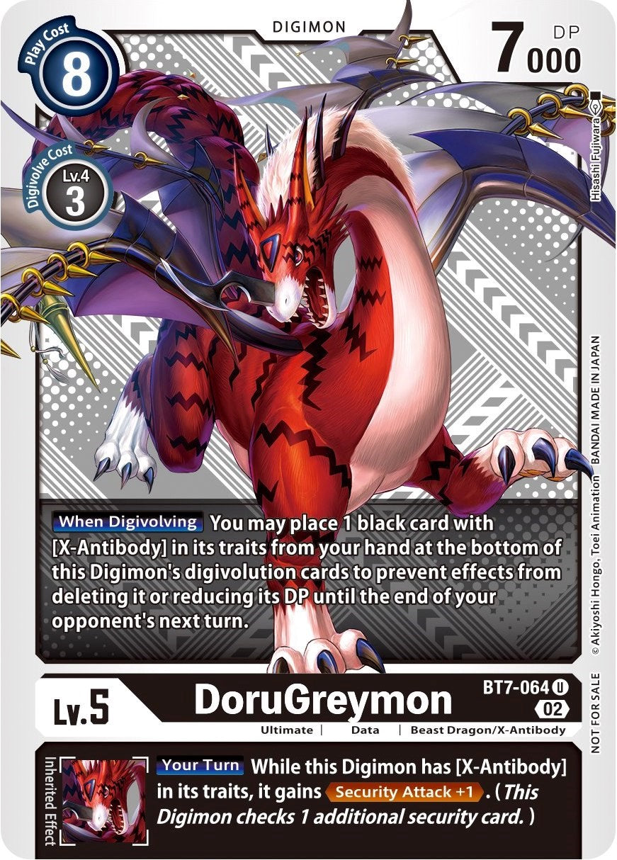 DoruGreymon [BT7-064] (Winner Pack Xros Encounter) [Next Adventure Promos] | Clutch Gaming