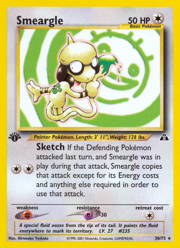 Smeargle (30/75) [Neo Discovery 1st Edition] | Clutch Gaming