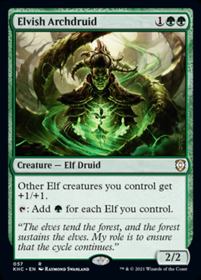 Elvish Archdruid [Kaldheim Commander] | Clutch Gaming