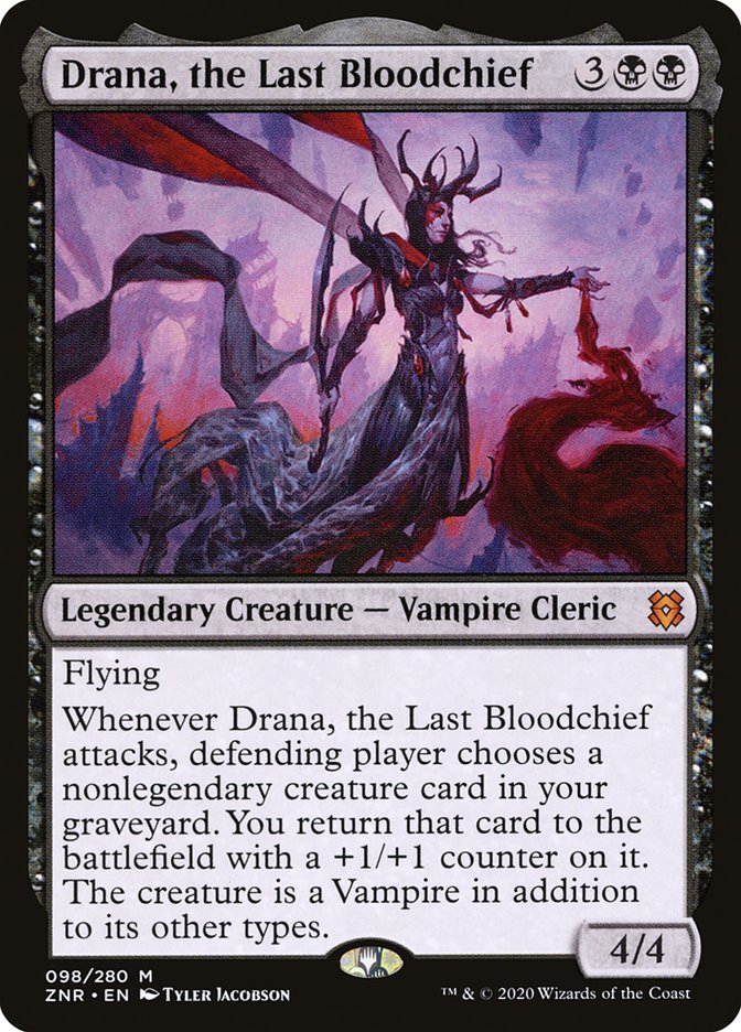 Drana, the Last Bloodchief [Zendikar Rising] | Clutch Gaming