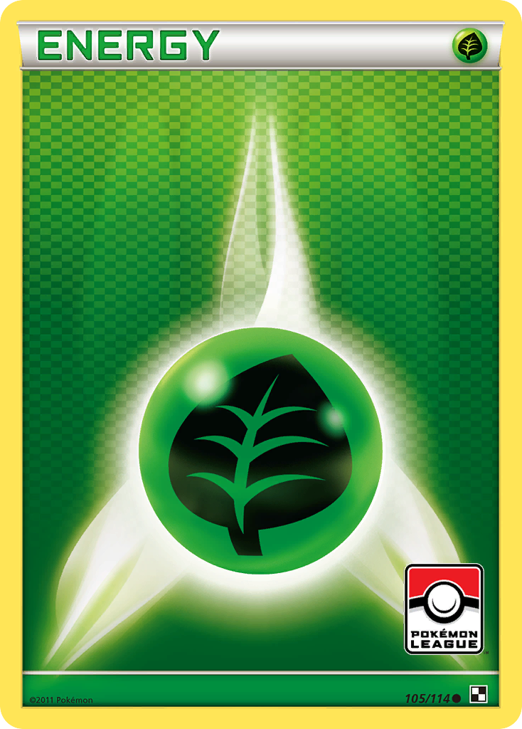 Grass Energy (105/114) [Black & White: Base Set] | Clutch Gaming