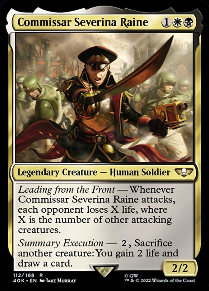 Commissar Severina Raine (Surge Foil) [Warhammer 40,000] | Clutch Gaming