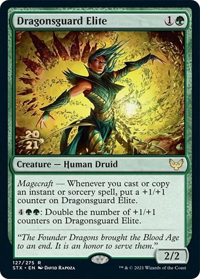 Dragonsguard Elite [Strixhaven: School of Mages Prerelease Promos] | Clutch Gaming