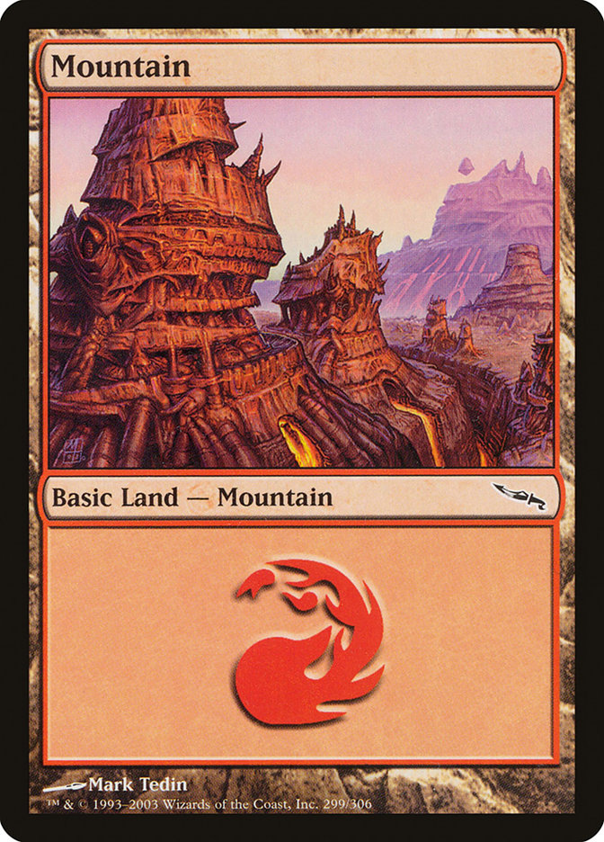 Mountain (299) [Mirrodin] | Clutch Gaming