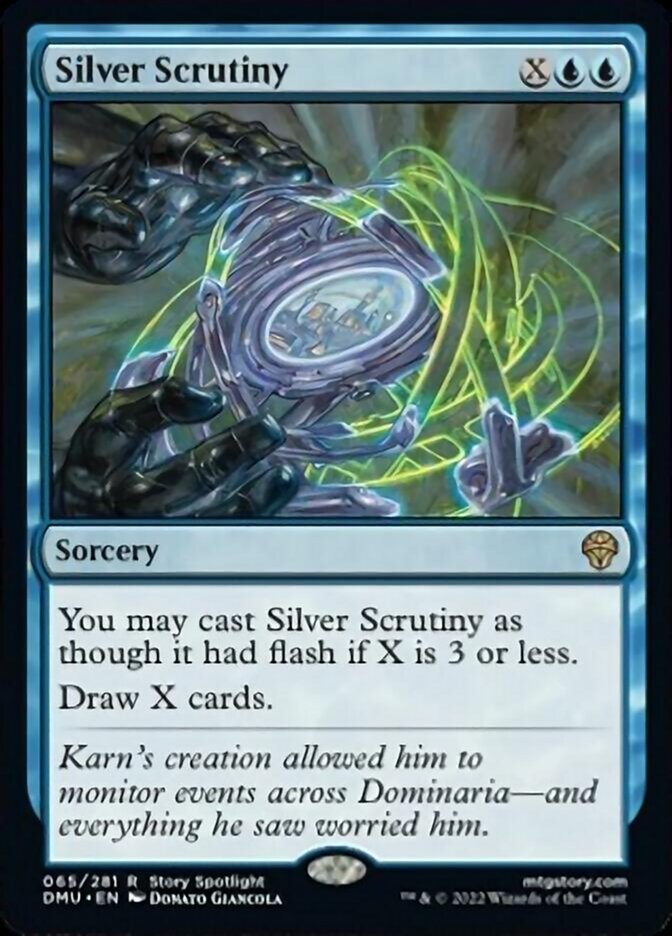 Silver Scrutiny [Dominaria United] | Clutch Gaming