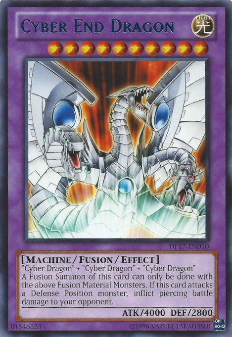 Cyber End Dragon (Blue) [DL17-EN010] Rare | Clutch Gaming