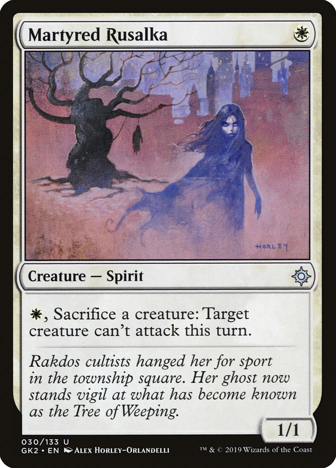 Martyred Rusalka [Ravnica Allegiance Guild Kit] | Clutch Gaming