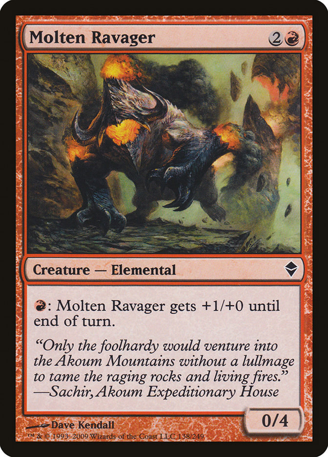 Molten Ravager [Zendikar] | Clutch Gaming