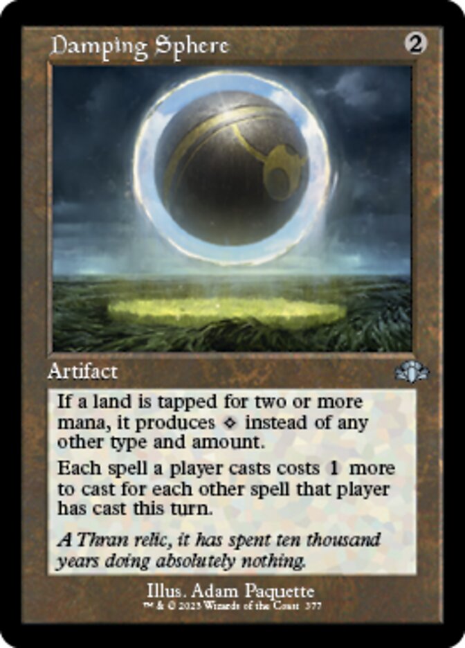 Damping Sphere (Retro) [Dominaria Remastered] | Clutch Gaming