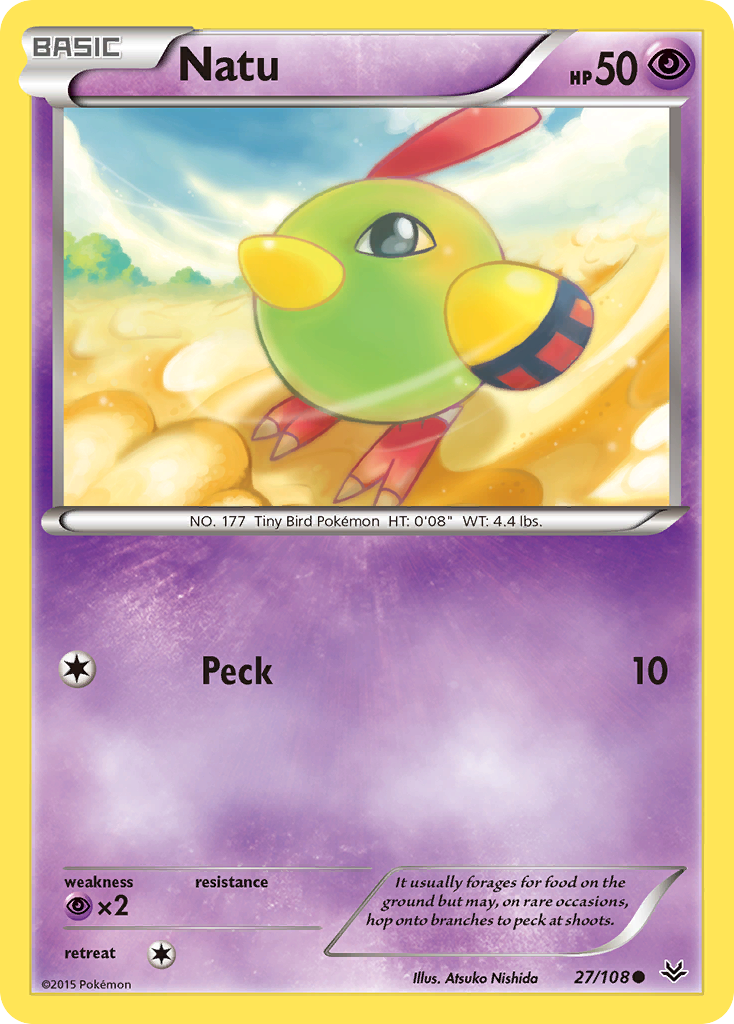 Natu (27/108) [XY: Roaring Skies] | Clutch Gaming