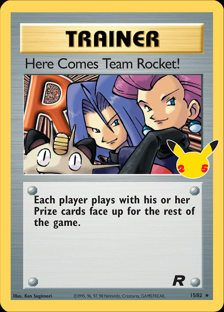 Here Comes Team Rocket! (15/82) [Celebrations: 25th Anniversary - Classic Collection] | Clutch Gaming