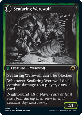 Suspicious Stowaway // Seafaring Werewolf [Innistrad: Double Feature] | Clutch Gaming