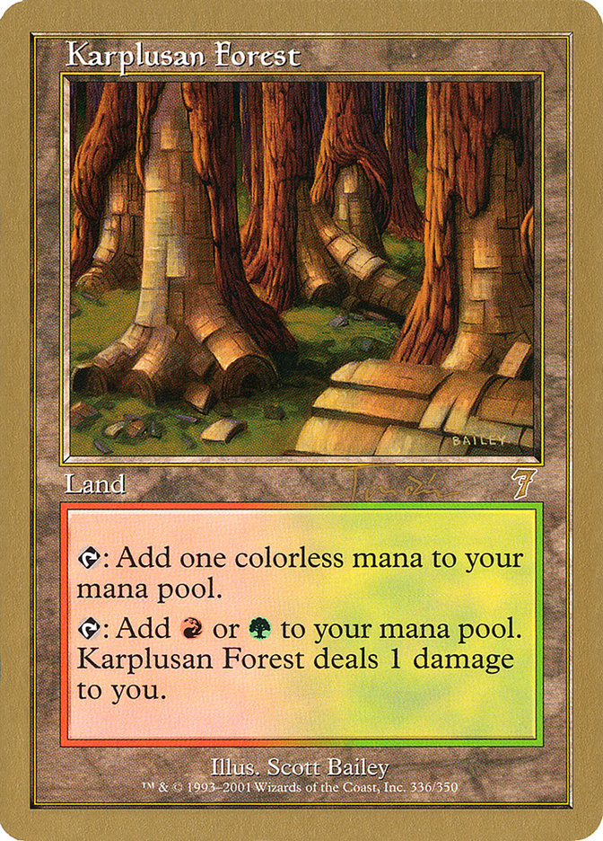 Karplusan Forest (Jan Tomcani) [World Championship Decks 2001] | Clutch Gaming