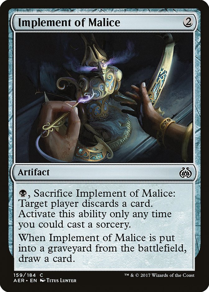 Implement of Malice [Aether Revolt] | Clutch Gaming