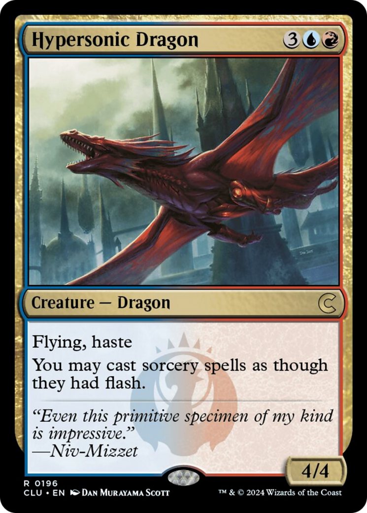 Hypersonic Dragon [Ravnica: Clue Edition] | Clutch Gaming