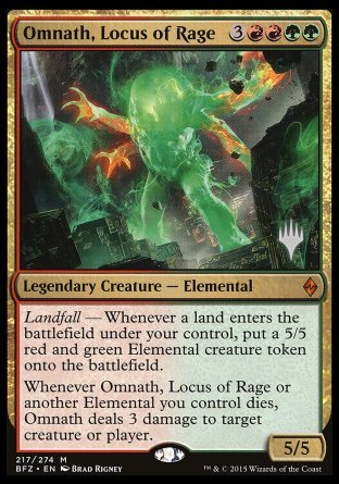 Omnath, Locus of Rage (Promo Pack) [Battle for Zendikar Promos] | Clutch Gaming