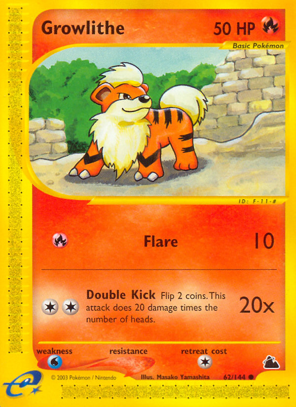 Growlithe (62/144) [Skyridge] | Clutch Gaming