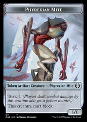 Phyrexian Mite (011) // Phyrexian Germ Double-Sided Token [Phyrexia: All Will Be One Commander Tokens] | Clutch Gaming