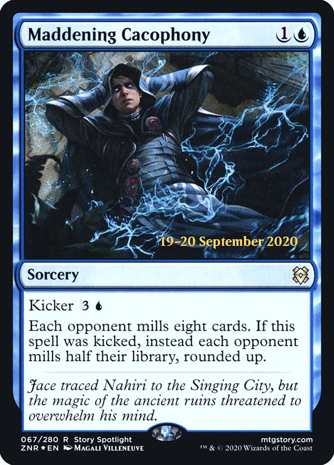 Maddening Cacophony [Zendikar Rising Prerelease Promos] | Clutch Gaming