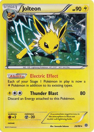 Jolteon (26/98) (Cosmos Holo) [XY: Ancient Origins] | Clutch Gaming