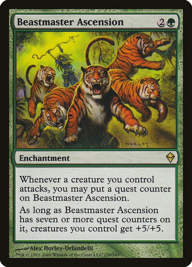 Beastmaster Ascension [Zendikar] | Clutch Gaming