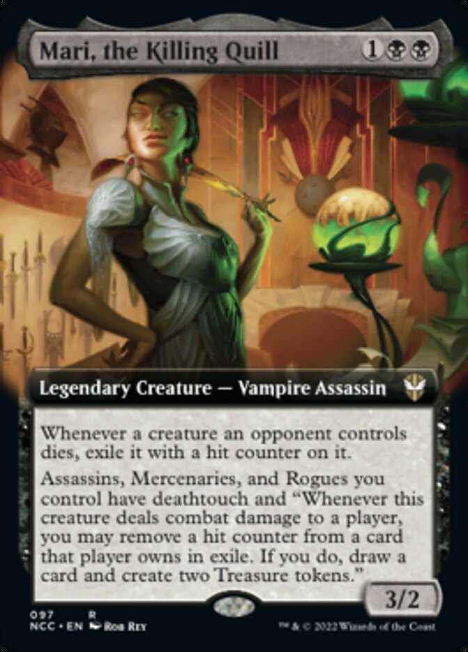 Mari, the Killing Quill (Extended Art) [Streets of New Capenna Commander] | Clutch Gaming