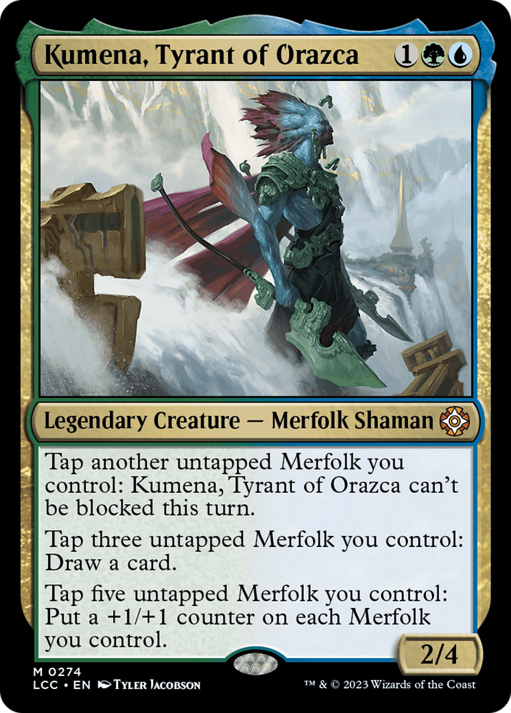 Kumena, Tyrant of Orazca [The Lost Caverns of Ixalan Commander] | Clutch Gaming