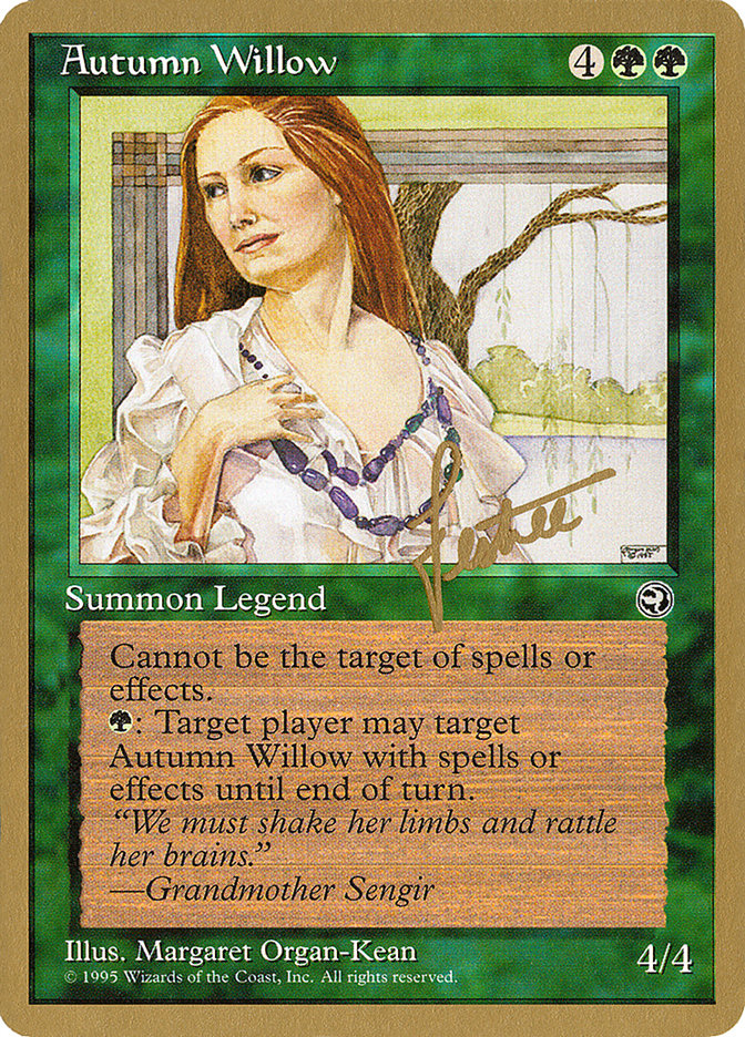 Autumn Willow (Bertrand Lestree) [Pro Tour Collector Set] | Clutch Gaming
