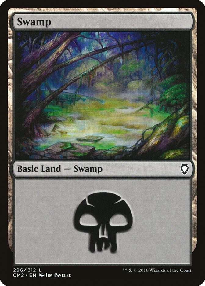 Swamp (296) [Commander Anthology Volume II] | Clutch Gaming