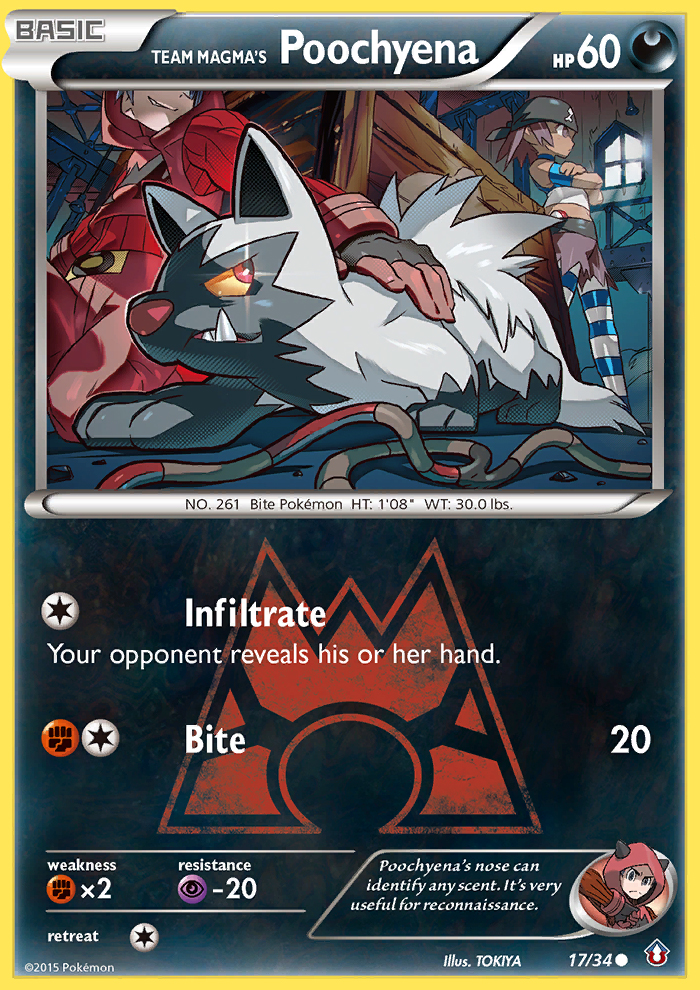 Team Magma's Poochyena (17/34) [XY: Double Crisis] | Clutch Gaming