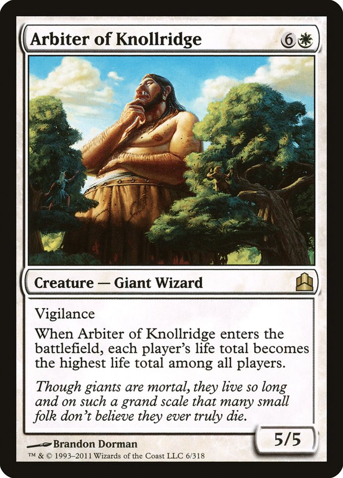 Arbiter of Knollridge [Commander 2011] | Clutch Gaming