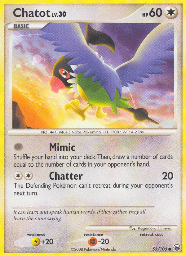 Chatot (55/100) [Diamond & Pearl: Majestic Dawn] | Clutch Gaming