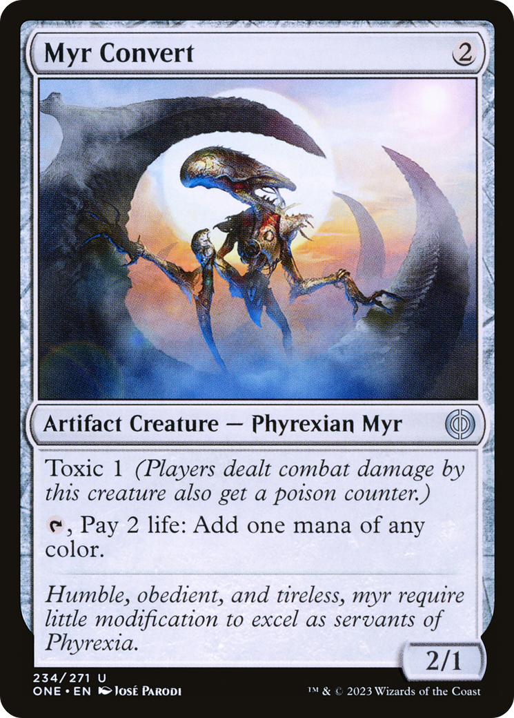 Myr Convert [Phyrexia: All Will Be One] | Clutch Gaming