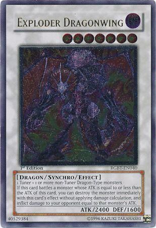 Exploder Dragonwing [RGBT-EN040] Ultimate Rare | Clutch Gaming