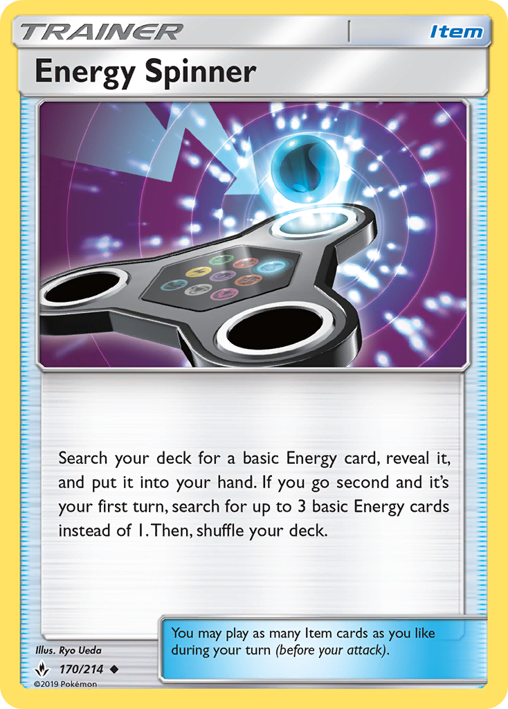 Energy Spinner (170/214) [Sun & Moon: Unbroken Bonds] | Clutch Gaming